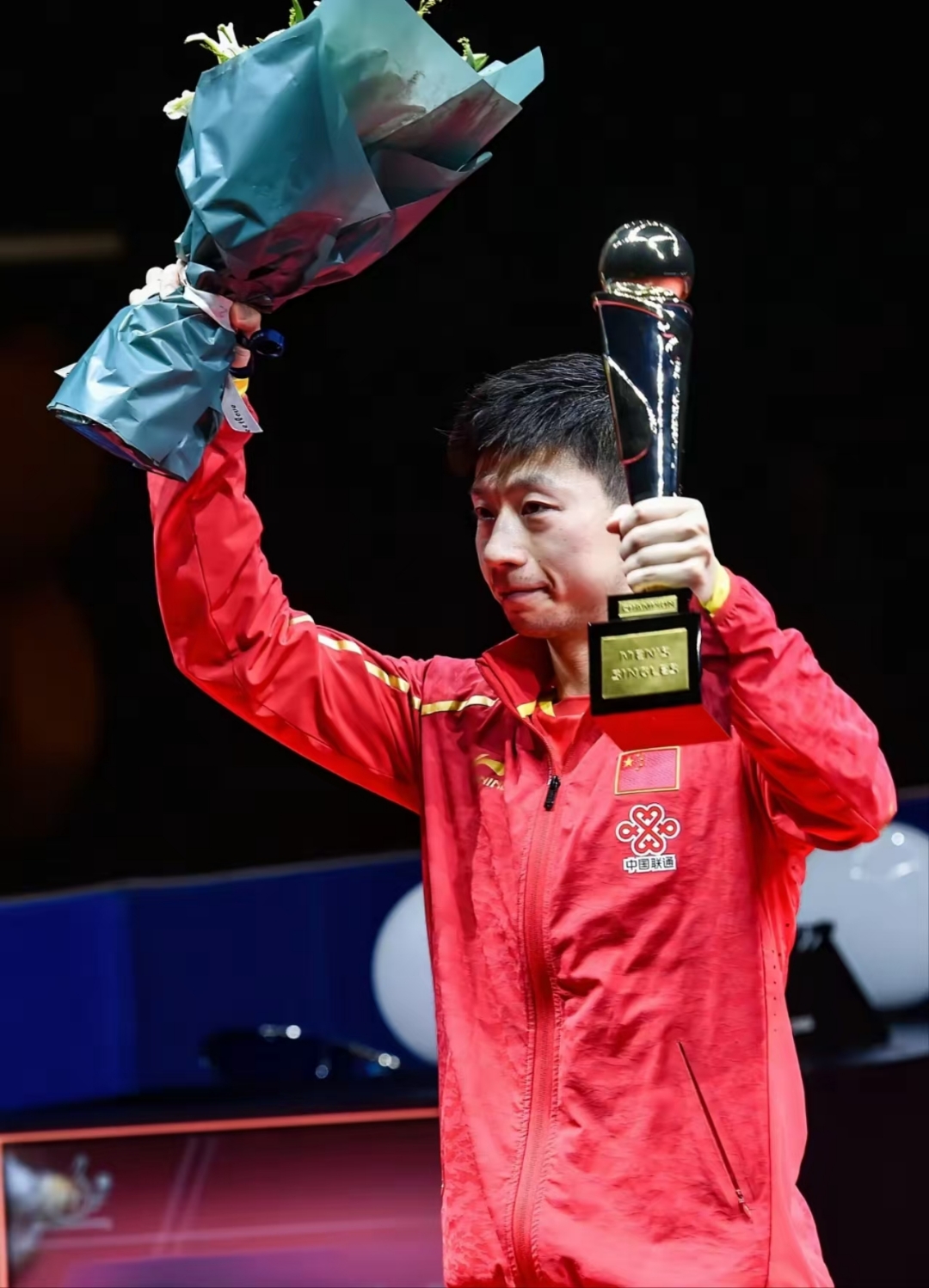 中国乒乓球队强势法国乒乓球队，马龙统治全场的简单介绍